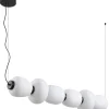 Lampa wisząca BRILLA LED biało-czarna 125 cm (ST-CP241210-6L BLACK WHITE) - Step into Design