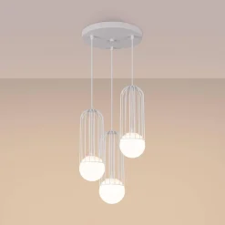 Lampa wisząca BRINA 3P biała (SL.1335) - Sollux Lighting