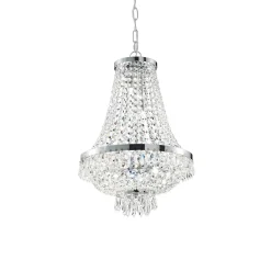 Lampa wisząca CAESAR SP6 Chrom (033532) Ideal Lux - żyrandol
