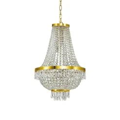 Lampa wisząca CAESAR SP9 złota (114736) Ideal Lux - żyrandol