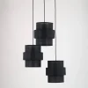 lampa wisząca CALISTO BLACK 3 PŁ KOŁO (5981) - TK Lighting