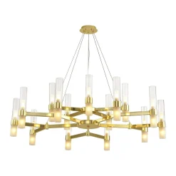 Lampa wisząca CANDELA-15 złota 120 cm (DN1505-15 gold) - Step into Design