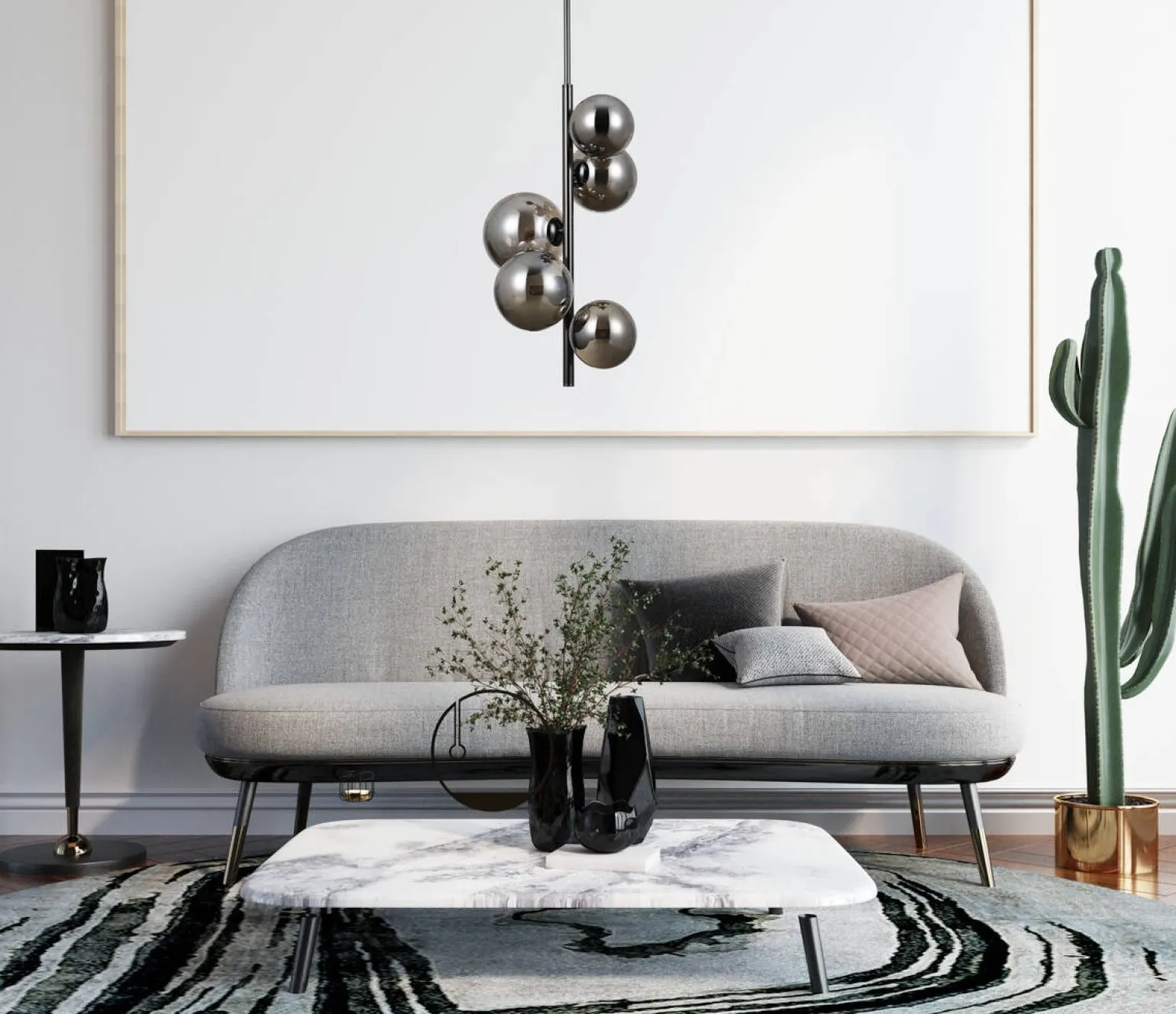 Lampa wisząca Canello (PND-406007-V5A-BCR) - Italux