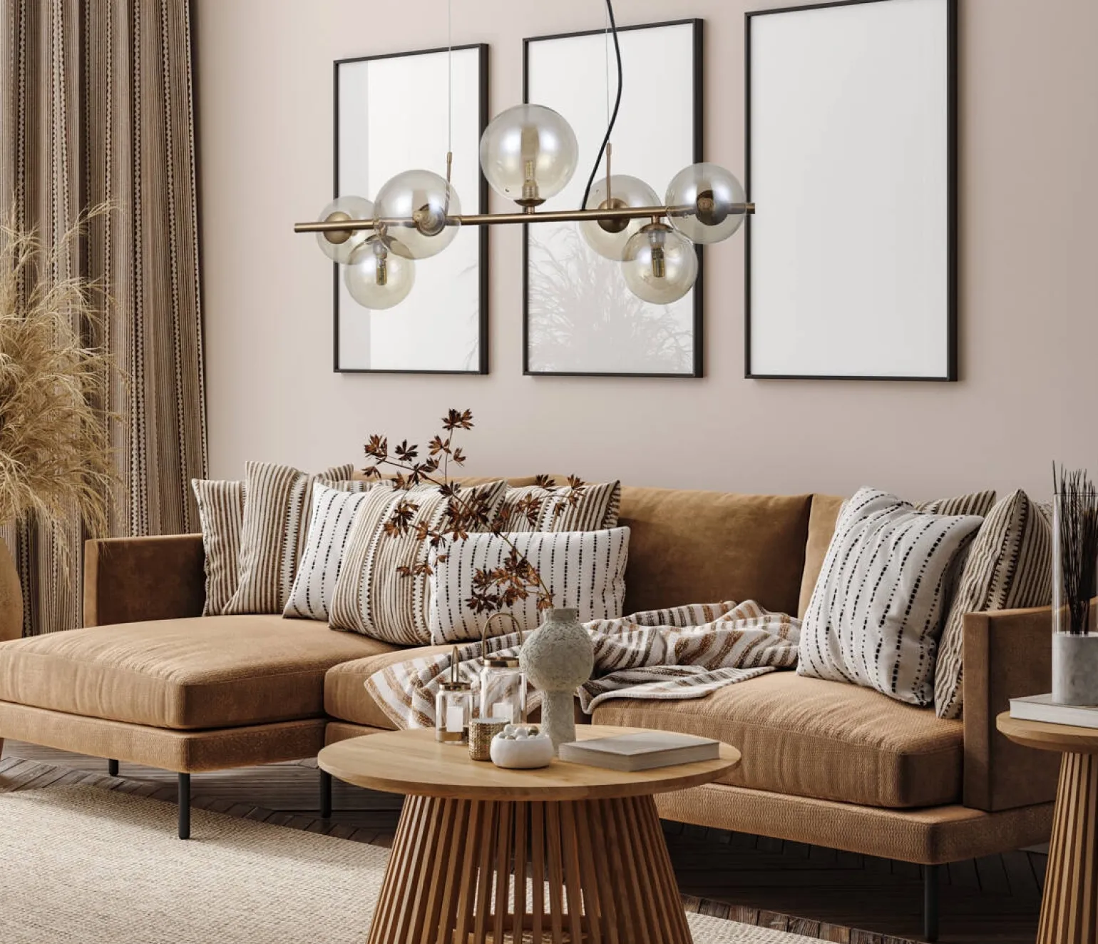 Lampa wisząca Canello (PND-406007-7-HBR) - Italux