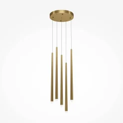 Lampa wisząca Cascade 5 złota (MOD132PL-L36BSK2) - Maytoni