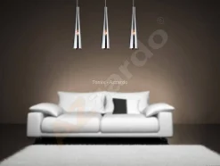 Lampa wisząca CHEMICAL chrome (AD6036-1 Azzardo) - żyrandol