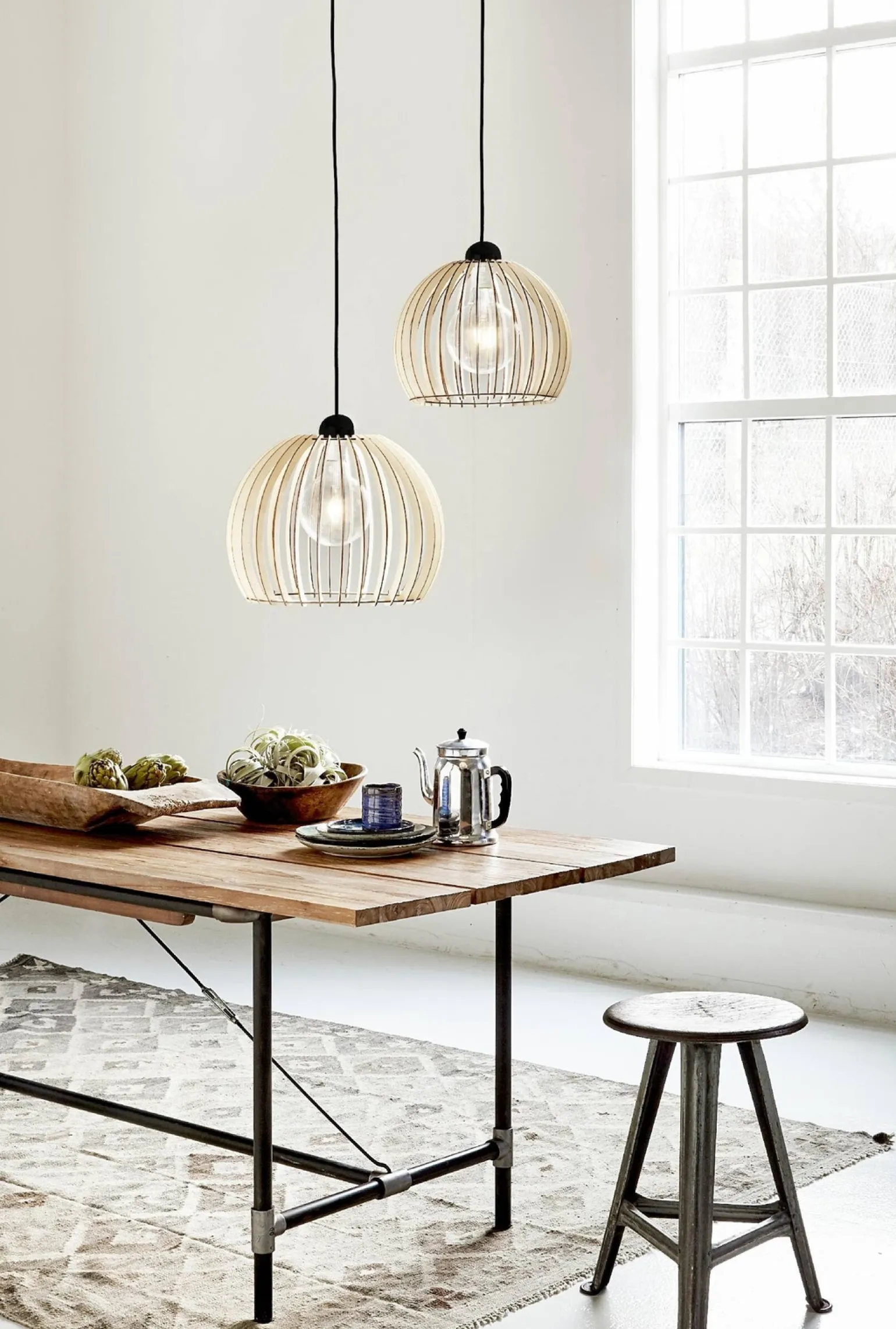 Lampa wisząca CHINO Nordlux E27 60W Drzewo Naturalny