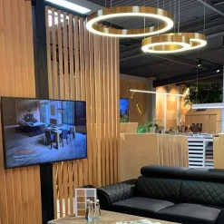 Lampa wisząca CIRCLE 40 LED ściemniana (ST-8848-40 brass) - Step into Design