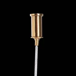 Lampa wisząca CIRCLE 60+60+80 LED mosiądz na 1 podsufitce (ST-8848-60+60+80 brass) - Step into Design