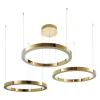 Lampa wisząca CIRCLE 40+60+60 LED złoty połysk na 1 podsufitce (DN924-40+60+60 gold) - Step into Design