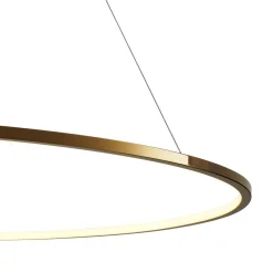 Lampa wisząca CIRCLE SLIM 120 cm LED złoty (ST-10112P-D1200) - Step into Design