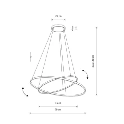 Lampa wisząca CIRCOLO LED S 4000k (10863) - Nowodvorski