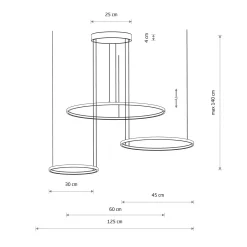 Lampa wisząca CIRCOLO LED 4000k (10867) - Nowodvorski