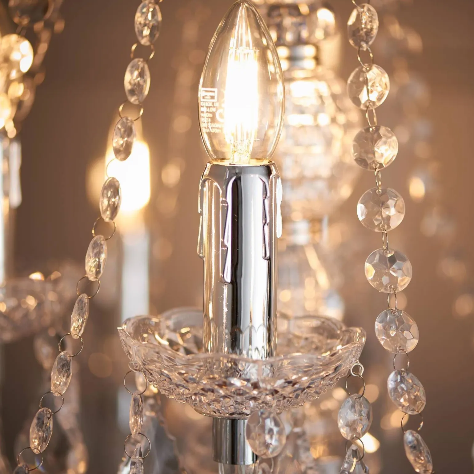 Lampa Wisząca Clarence (308-8-4CL) Endon