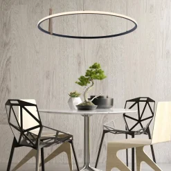 Lampa wisząca CLAUD czarna (22808-WOOD) - Zuma Line