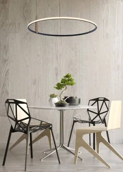 Lampa wisząca CLAUD czarna (22808-WOOD) - Zuma Line