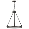 Lampa wisząca Collier - 4 źródła światła - Zgaszona czerń (HK-COLLIER-P-BX) - Elstead Lighting