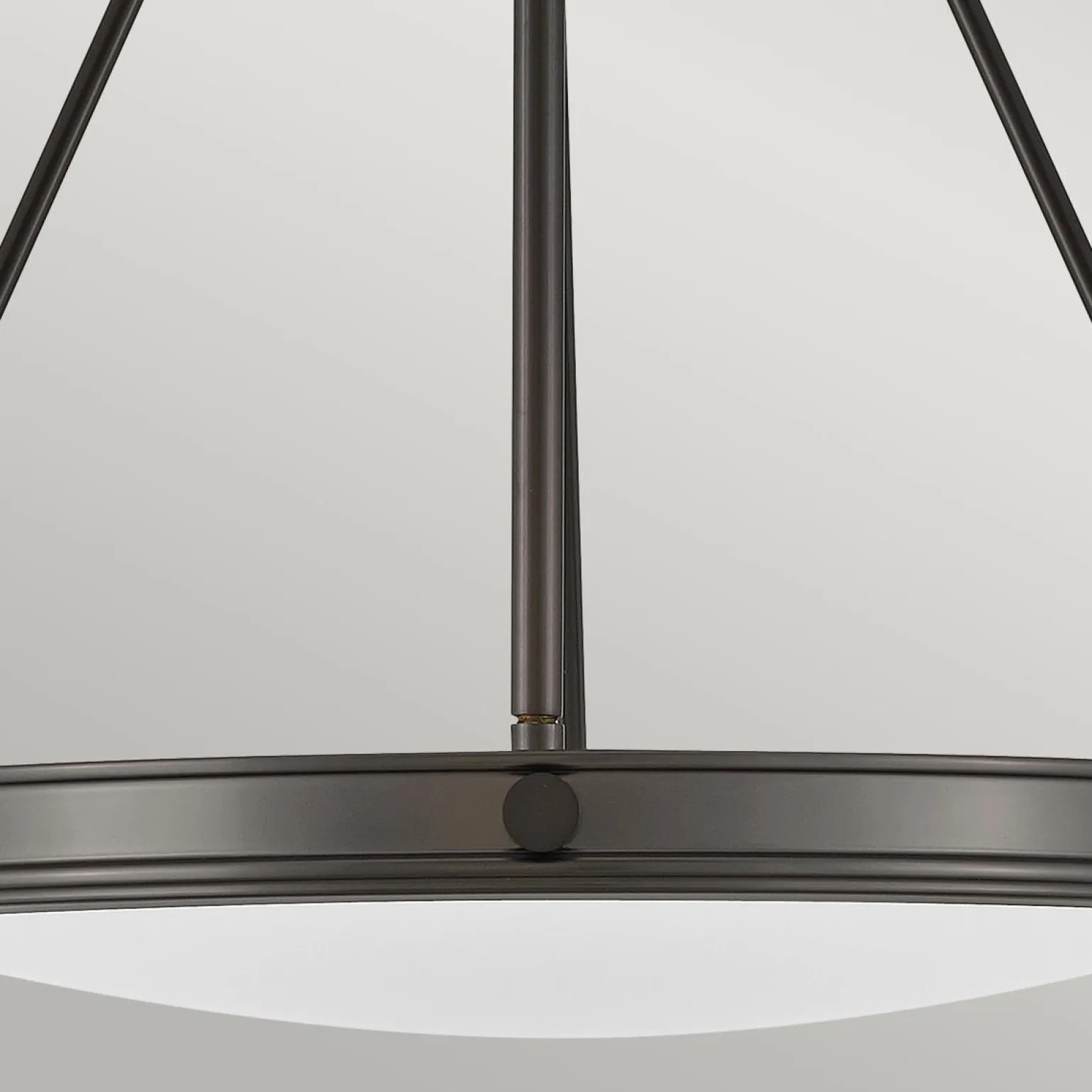 Lampa wisząca Collier - 4 źródła światła - Zgaszona czerń (HK-COLLIER-P-BX) - Elstead Lighting