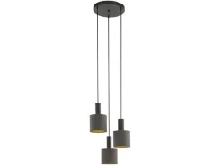 Lampa wisząca CONCESSA 1 ciemny brązowy (97684 - EGLO) - żyrandol
