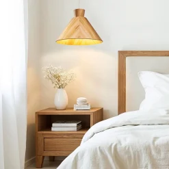 Lampa wisząca Conical (QN-CONICAL-P-M-TEAK) - Quintiesse