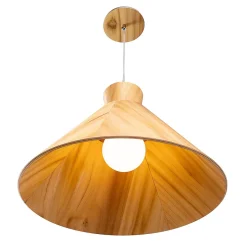 Lampa wisząca Conical (QN-CONICAL-P-M-TEAK) - Quintiesse