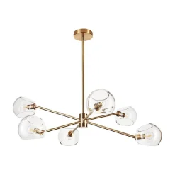 Lampa wisząca COSMIC-6 złota 75 cm (ST-8954-P6) - Step into Design