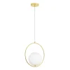 Lampa wisząca COSTA ROUND złota 35 cm (DP0001A-350R) - Step into Design