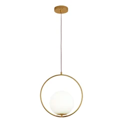 Lampa wisząca COSTA ROUND złota 35 cm (DP0001A-350R) - Step into Design