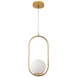 Lampa wisząca COSTA SOLO złota 40 cm (DP0001A-400 gold) - Step into Design
