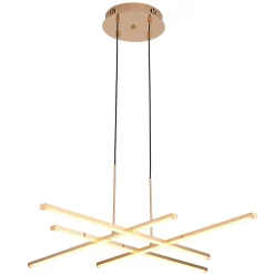 Lampa wisząca CRISS CROSS LED złota 78 cm (ST-MD240406-4 gold) - Step into Design