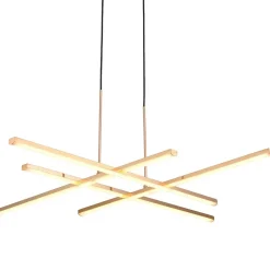 Lampa wisząca CRISS CROSS LED złota 78 cm (ST-MD240406-4 gold) - Step into Design