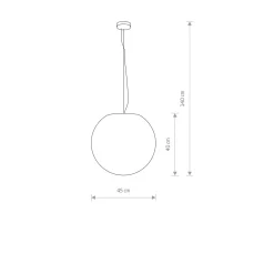 Lampa wisząca CUMULUS M (9715) - Nowodvorski