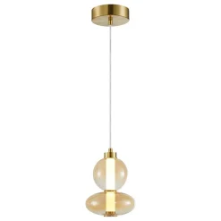 Lampa wisząca DAPHNE AMBER 12W (ML0345) - Milagro