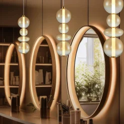 Lampa wisząca DAPHNE AMBER 36W (ML0346) - Milagro