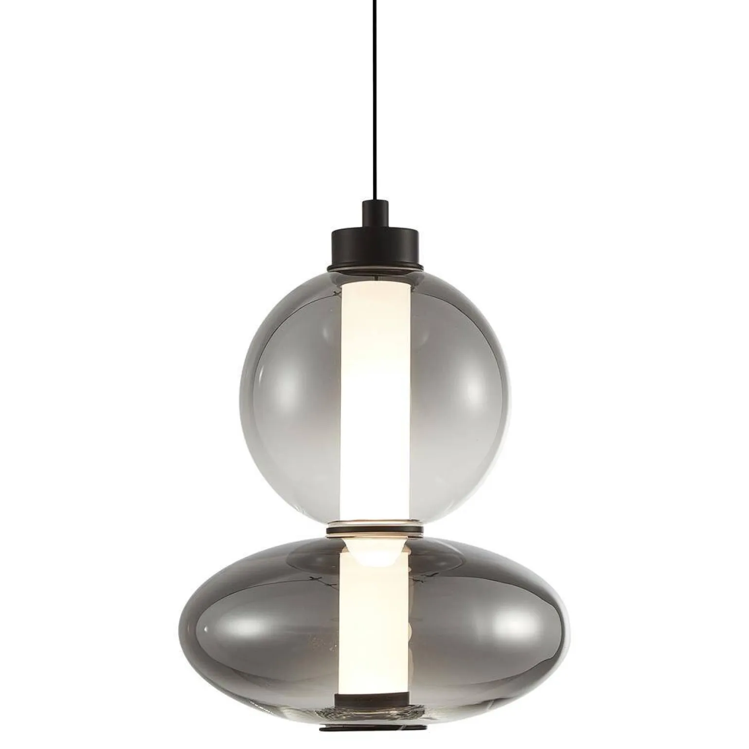 Lampa wisząca DAPHNE SMOKED 12W (ML0344) - Milagro