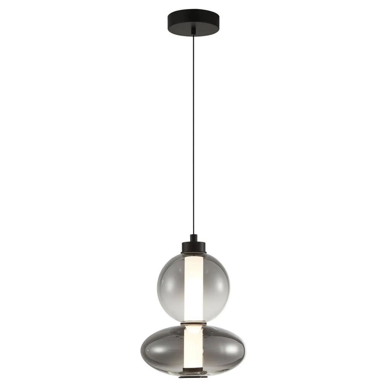 Lampa wisząca DAPHNE SMOKED 12W (ML0344) - Milagro
