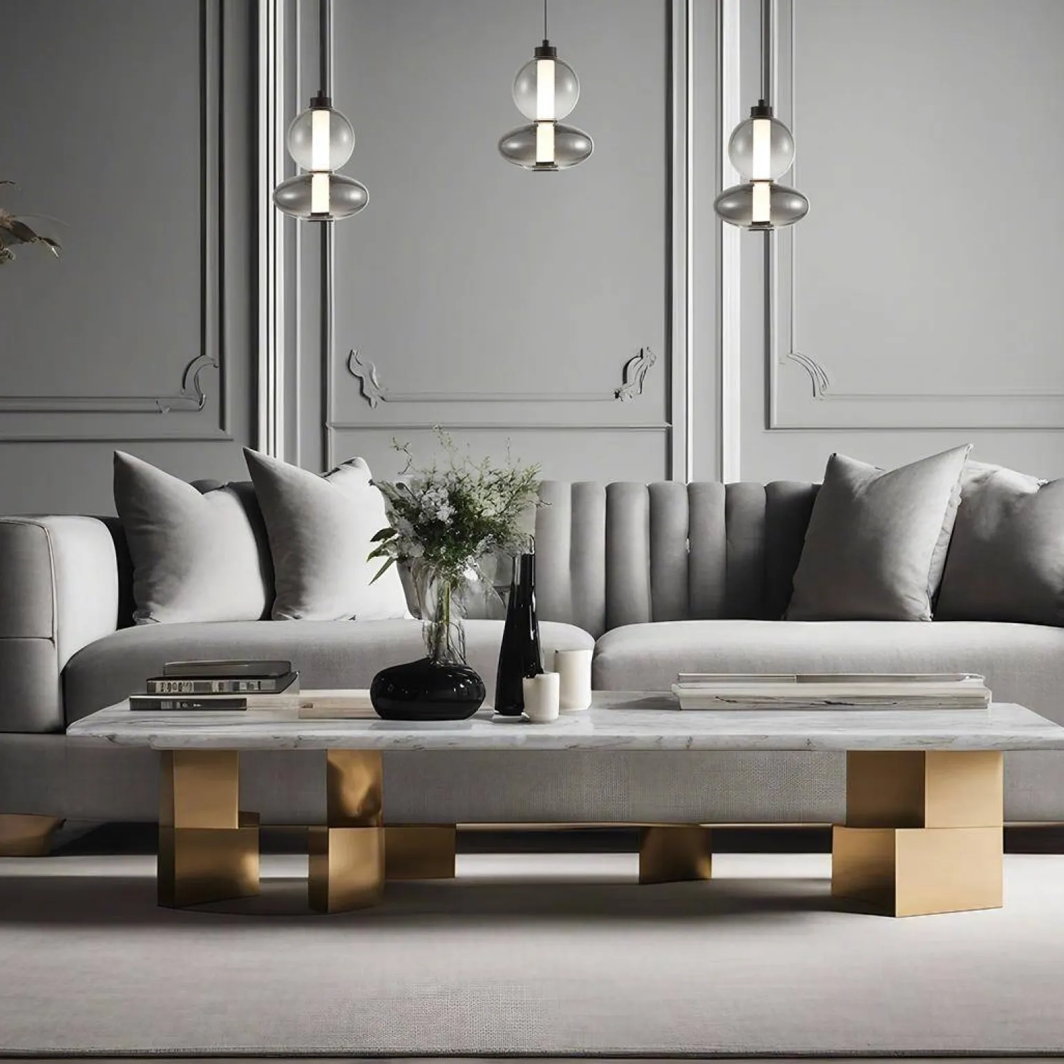 Lampa wisząca DAPHNE SMOKED 12W (ML0344) - Milagro