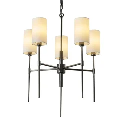 Lampa wisząca DARLING czarny połysk 60 cm (ST-9501-5 BLACK) - Step into Design