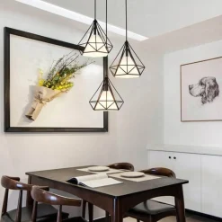 Lampa wisząca Diament Diamond III (ABIGALI-CHNR3-E27)