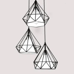 Lampa wisząca Diament Diamond III (ABIGALI-CHNR3-E27)