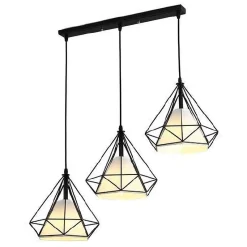 Lampa wisząca Diament Diamond III L (Abigali-CHNR3L-E27)