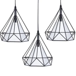 Lampa wisząca Diament Diamond III L (Abigali-CHNR3L-E27)