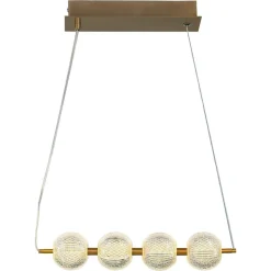 Lampa wisząca Diamond 4 4xLED CCT złota (LP-2202/4L GD) - Light Prestige