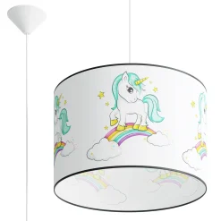 Lampa wisząca do pokoju dziecka bajkowy wzór JEDNOROŻEC 40 (SL.1413) - Sollux Lighting