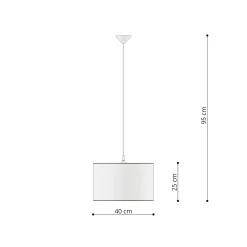 Lampa wisząca do pokoju dziecka bajkowy wzór JEDNOROŻEC 40 (SL.1413) - Sollux Lighting