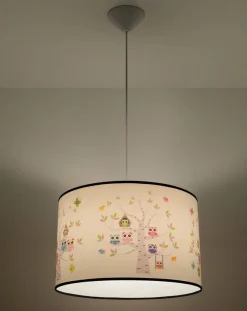 Lampa wisząca do pokoju dziecka bajkowy wzór SOWY 40 (SL.1423) - Sollux Lighting