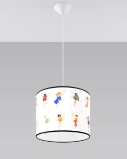 Lampa wisząca do pokoju dziecka bajkowy wzór WRÓŻKI 30 (SL.1416) - Sollux Lighting