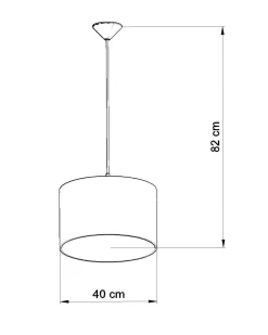 Lampa wisząca do pokoju dziecka wzór PIŁKA B 40 (SL.1427) - Sollux Lighting