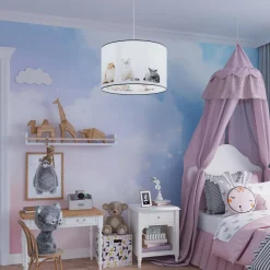 Lampa wisząca do pokoju dziecka wzór KOTY 40 (SL.1421) - Sollux Lighting