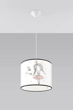 Lampa wisząca do pokoju dziecka bajkowy wzór PRINCESS 30 (SL.1414) - Sollux Lighting